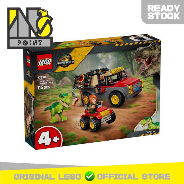 LEGO 77978 - Jurassic World - Young T. rex Transport Truck