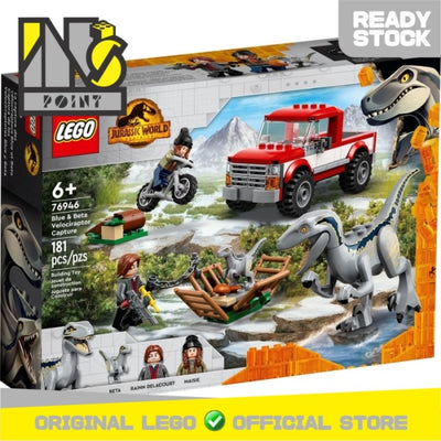LEGO 76946 - Jurassic World - Blue & Beta Velociraptor Capture