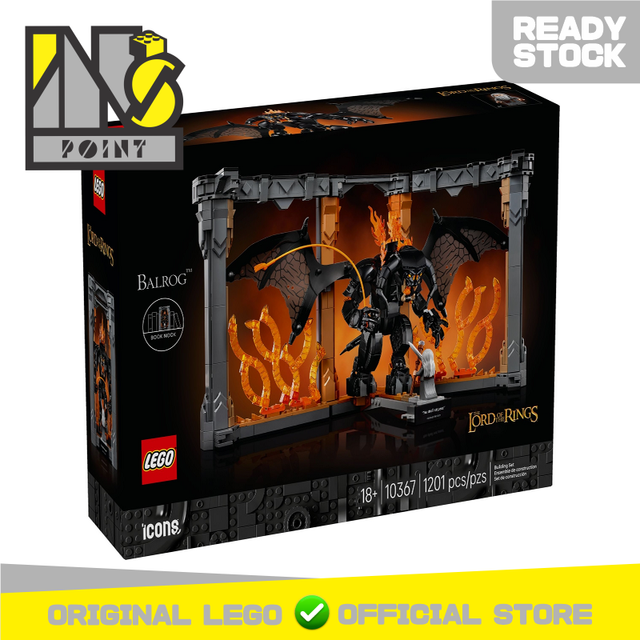 LEGO 10367 - The Hobbit And The Lord Of The Rings - Balrog Book Nook