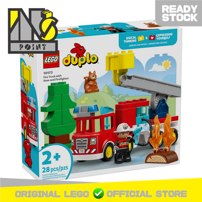 LEGO 10473 - Duplo - Fire Truck with Hose and Firefighter