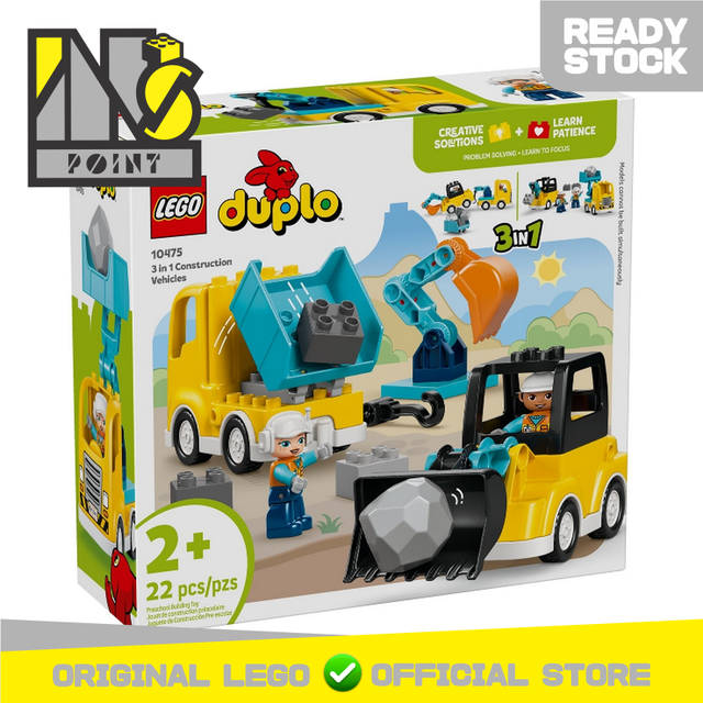 LEGO 10475 - Duplo - 3 in 1 Construction Vehicles