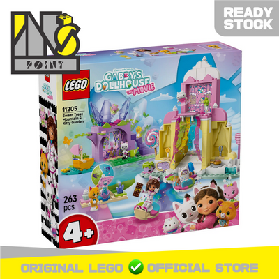 LEGO 11205 - Gabby's Dollhouse - Sweet Treat Mountain & Kitty Garden