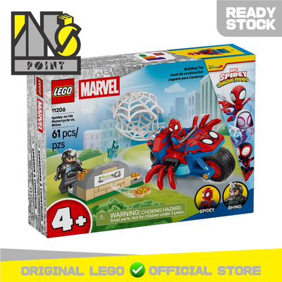 LEGO 11206 - Super Heroes - Spidey on his Motorcycle vs. Rhino