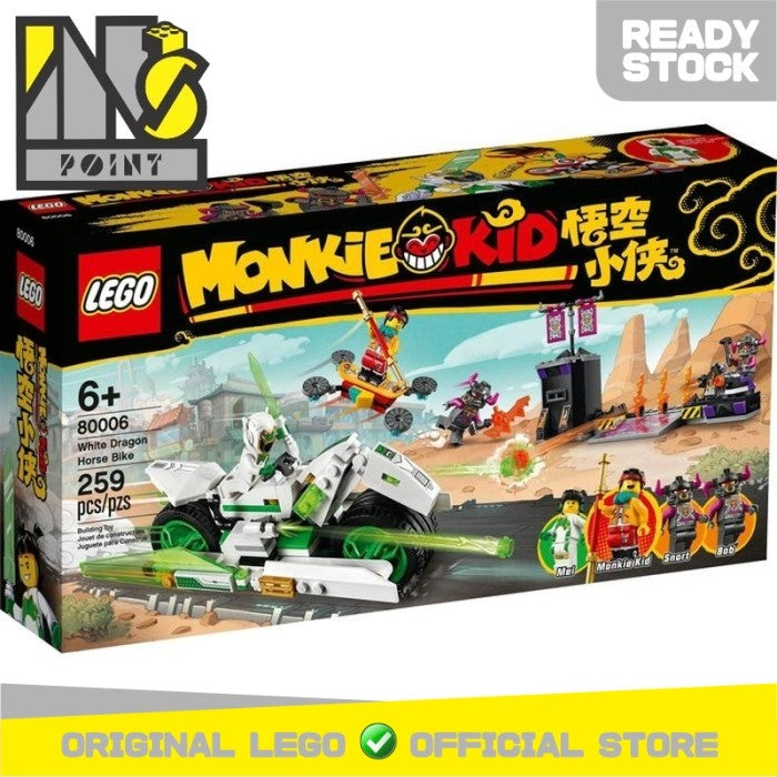 LEGO 80006 - Monkie Kid - White Dragon Horse Bike