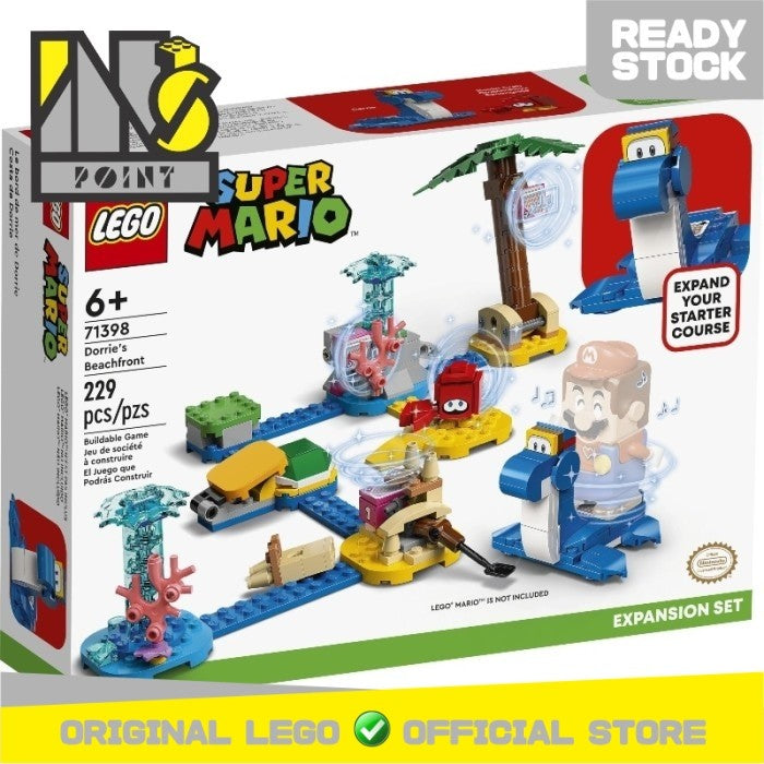 LEGO 71398 - Super Mario - Dorrie’s Beachfront Expansion Set