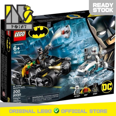 LEGO 76118 - Super Heroes - Freeze Batcycle Battle
