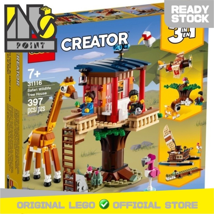 LEGO 31116 - Creator - Safari Wildlife Tree House
