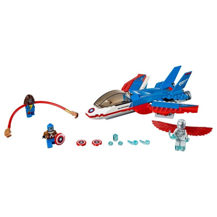 LEGO 76076 - Super Heroes - Captain America Jet Pursuit