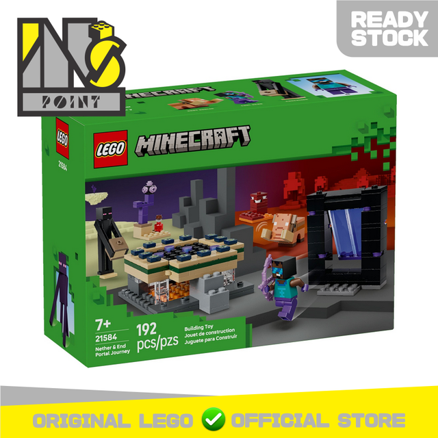 LEGO 21584 - Minecraft - Nether & End Portal Journey
