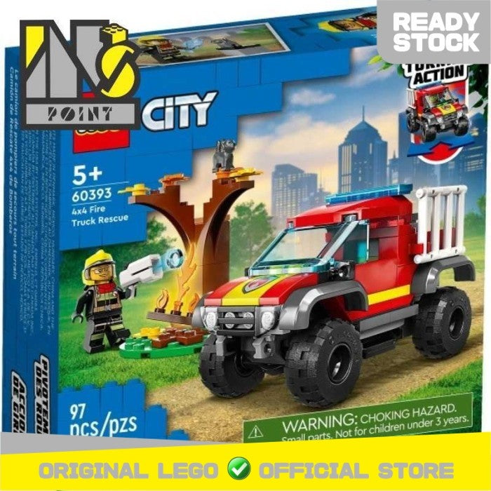 LEGO 60393 - City - 4x4 Fire Truck Rescue
