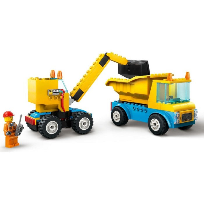 LEGO 60391 - City - Construction Trucks And Wrecking Ball Crane