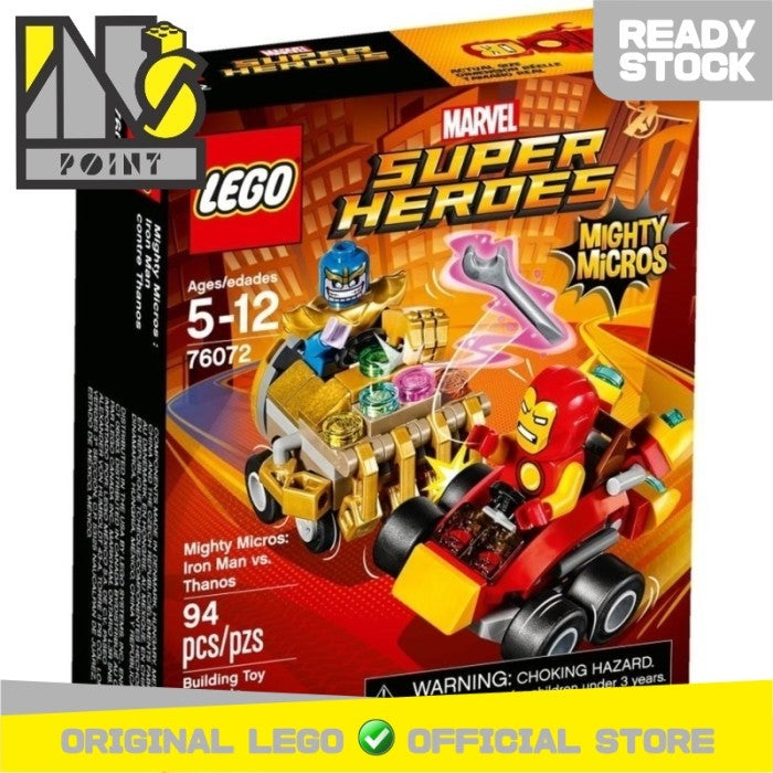 LEGO 76072 - Super Heroes - Mighty Micros: Iron Man vs. Thanos