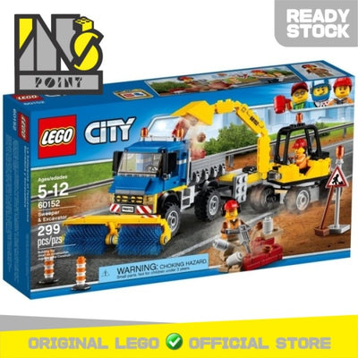 LEGO 60152 - City - Sweeper & Excavator