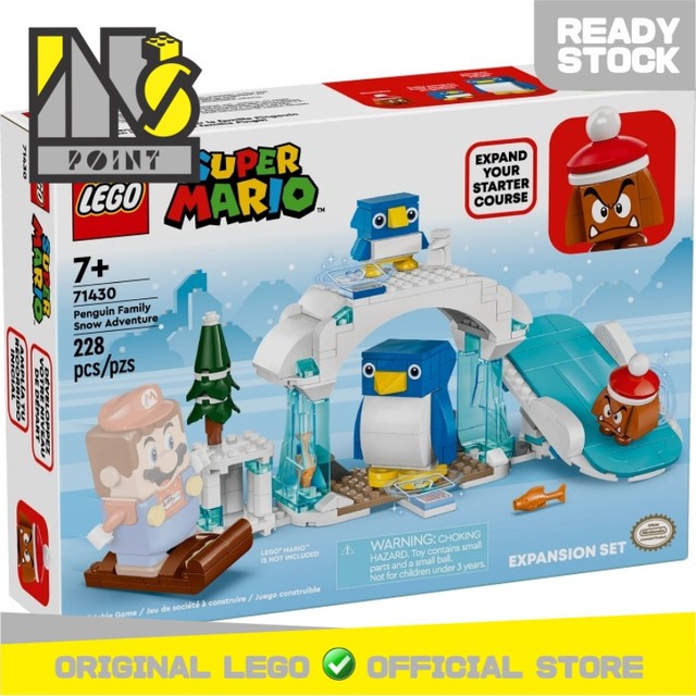 LEGO 71430 Super Mario - Penguin Family Snow Adventure - Expansion Set