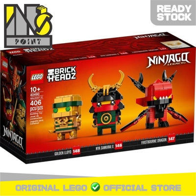 LEGO 40490 - Brickheadz - Ninjago 10th Anniversary BrickHeadz