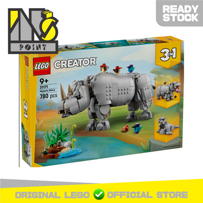 LEGO 31171 - Creator - Wild Animals: Majestic Rhino with Birds