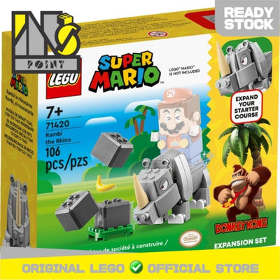 LEGO 71420 - Super Mario - Rambi the Rhino - Expansion Set