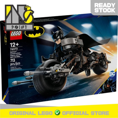 LEGO 76273 - Super Heroes - Batman Construction Figure and the Bat-Pod Bike