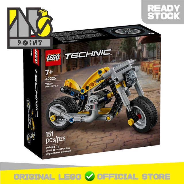 LEGO 42225 - Technic - Yellow Motorcycle