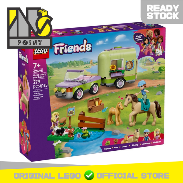 LEGO 42695 - Friends - Horse & Baby Foal Trailer