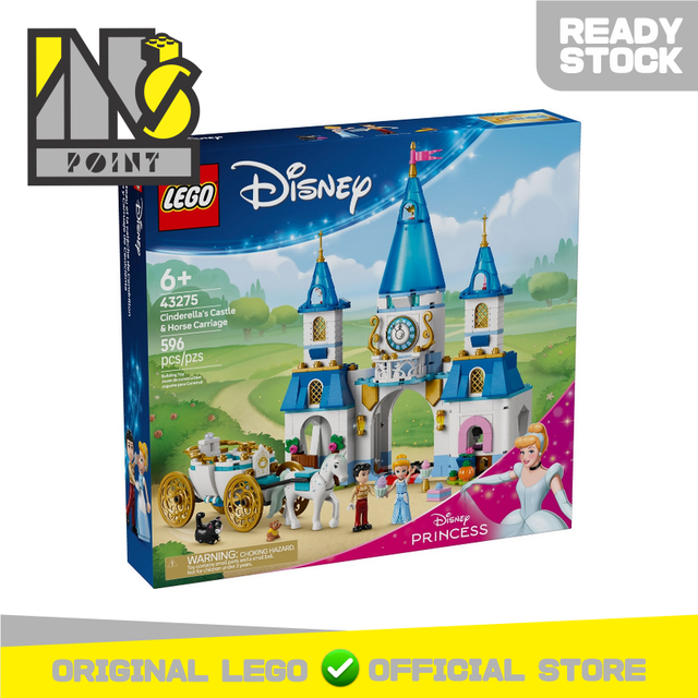 LEGO 43275 - Disney - Cinderella's Castle & Horse Carriage