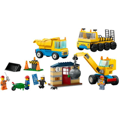 LEGO 60391 - City - Construction Trucks And Wrecking Ball Crane