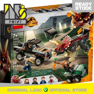 LEGO 76950 - Jurassic World - Triceratops Pickup Truck Ambush