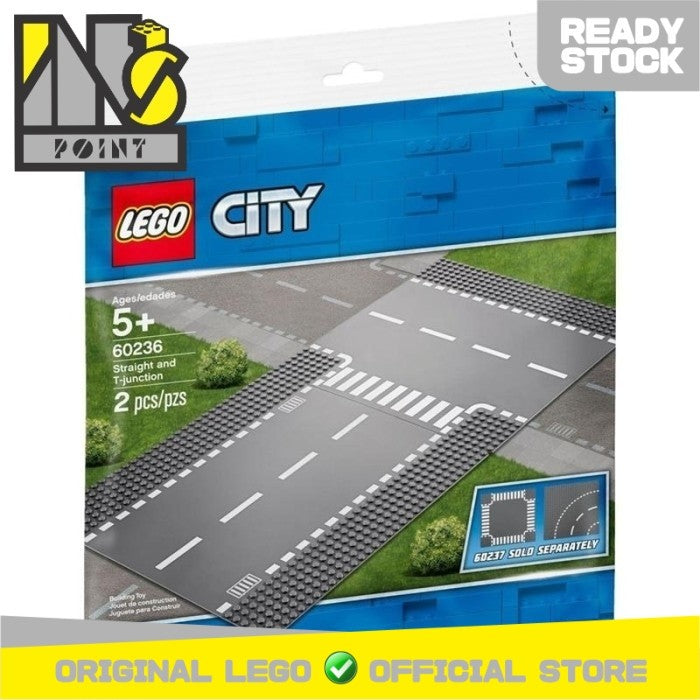 LEGO 60236 - City - Straight & T-Junction