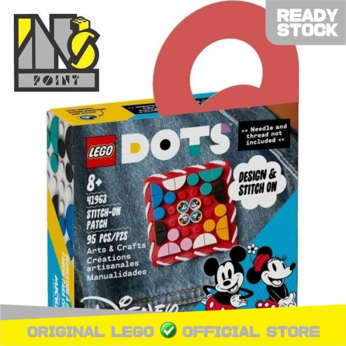 LEGO 41963 - Dots - Mickey Mouse & Minnie Mouse Stitch on Patch