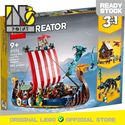 LEGO 31132 - Creator - Viking Ship and the Midgard Serpent