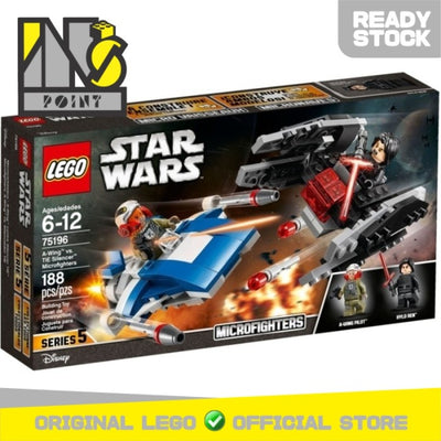 LEGO 75196 - Star Wars - A-Wing vs. TIE Silencer Microfighters