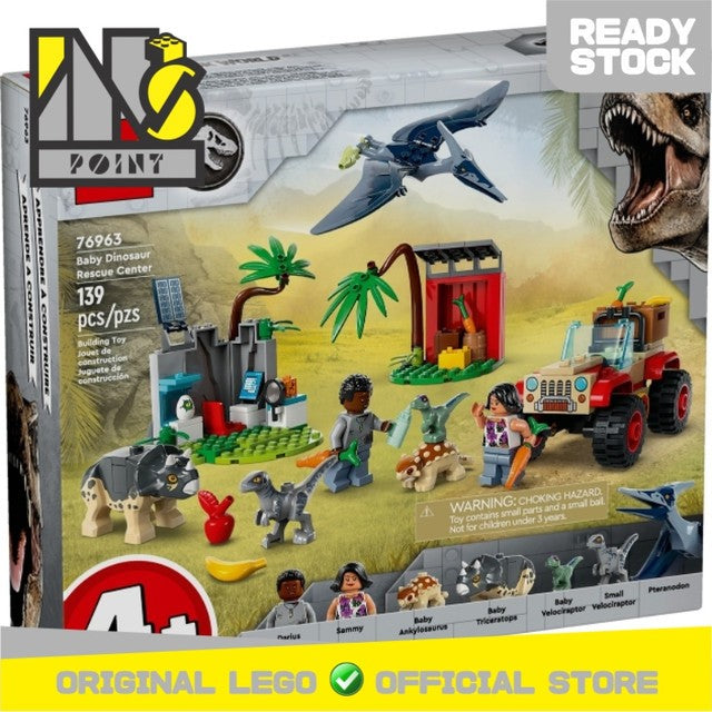 LEGO 76963 - Jurassic World - Baby Dinosaur Rescue Center
