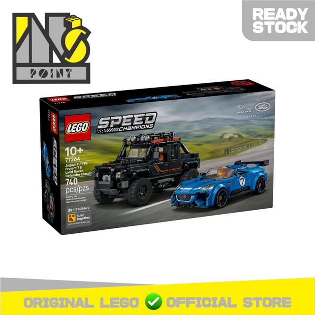 LEGO 77264 - Speed Champions - Jaguar F-TYPE Project 7 & Land Rover Defender Classic