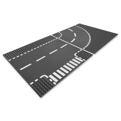 LEGO 7281 - Brick and More - T-Junction & Curved Road Plates