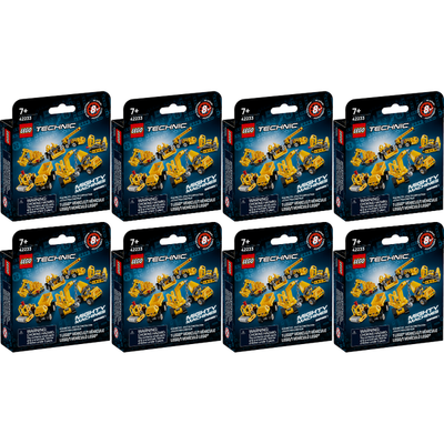 LEGO 42233 - Technic - Mighty Machines, Series 1 Complete Full Set (8 pcs)