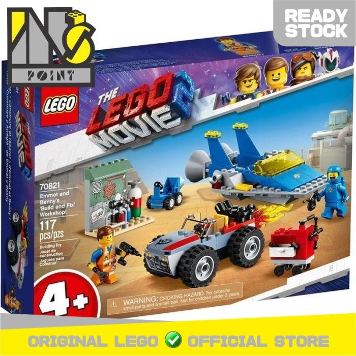 LEGO 70821 - The Lego Movie 2 - Emmet and Benny's 'Build and Fix' Work