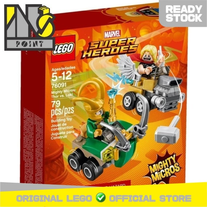 LEGO 76091 - Super Heroes - Mighty Micros: Thor vs. Loki 4