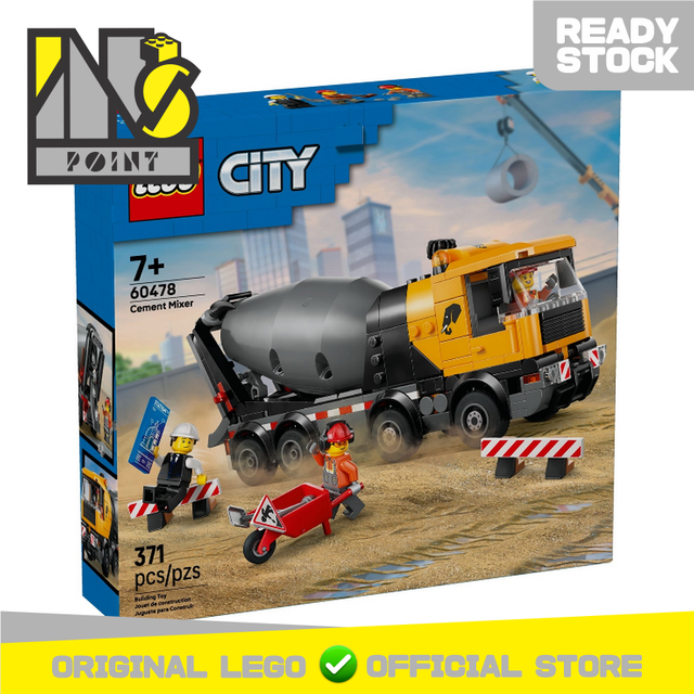 LEGO 60478 - City - Cement Mixer