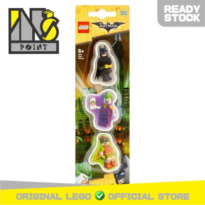 LEGO 51760 - Brick and More - The LEGO Batman Movie: 3 Eraser Set