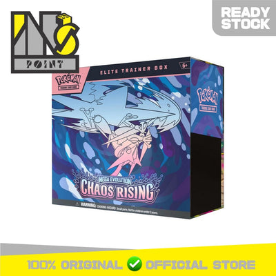 Pokemon TCG English - Pokemon Mega Evolution - Chaos Rising Elite Trainer Box ETB