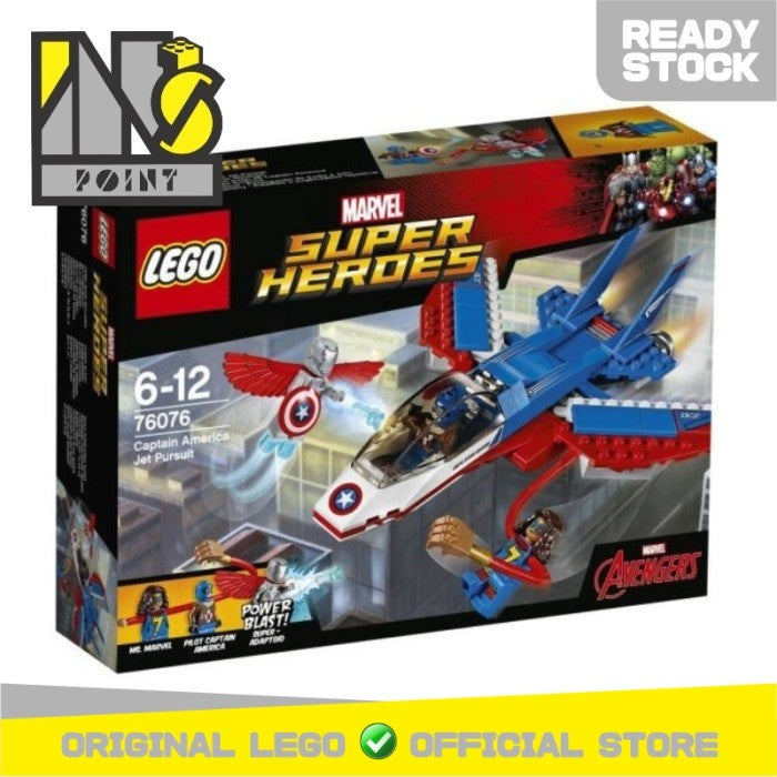 LEGO 76076 - Super Heroes - Captain America Jet Pursuit