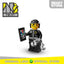 LEGO 71004 - 7 - Minifigure The LEGO Movie Series 1 Scribble-Face Bad Cop