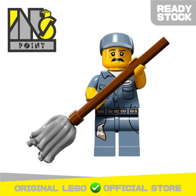 LEGO 71011 - 9 - Minifigure Series 15 Janitor