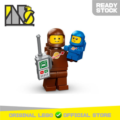 LEGO 71037 - 3 - Minifigure Series 24 Brown Astronaut and Spacebaby