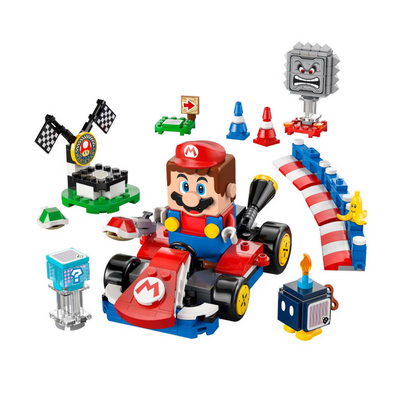 LEGO 72043 - Super Mario - Mario Kart – Interactive LEGO Mario & Standard Kart
