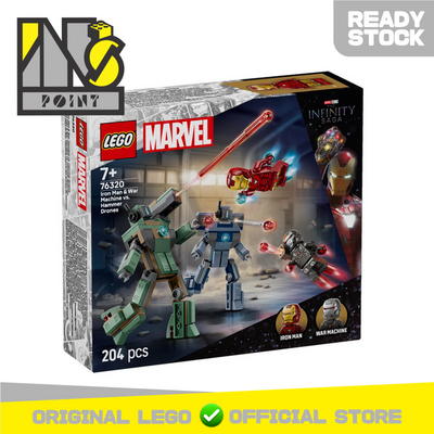 LEGO 76320 - Super Heroes - Iron Man & War Machine vs. Hammer Drones