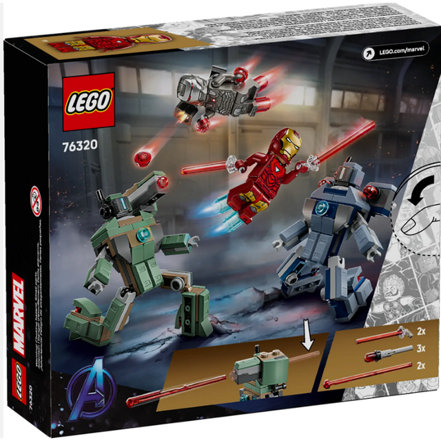 LEGO 76320 - Super Heroes - Iron Man & War Machine vs. Hammer Drones