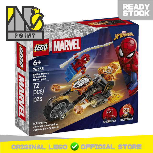 LEGO 76335 - Super Heroes - Spider-Man vs. Ghost Rider Motorcycle