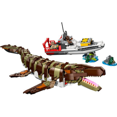 LEGO 76974 - Jurassic World - Brick-Built Mosasaurus Boat Mission