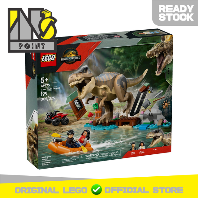 LEGO 76975 - Jurassic World - T. rex River Escape